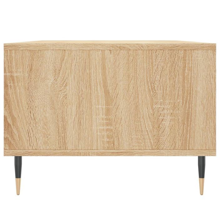 Table basse Chêne sonoma 90x50x36,5 cm Bois d'ingénierie - Photo n°7