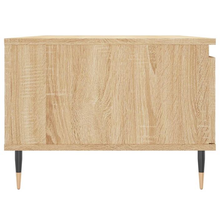 Table basse Chêne sonoma 90x50x36,5 cm Bois d'ingénierie - Photo n°7