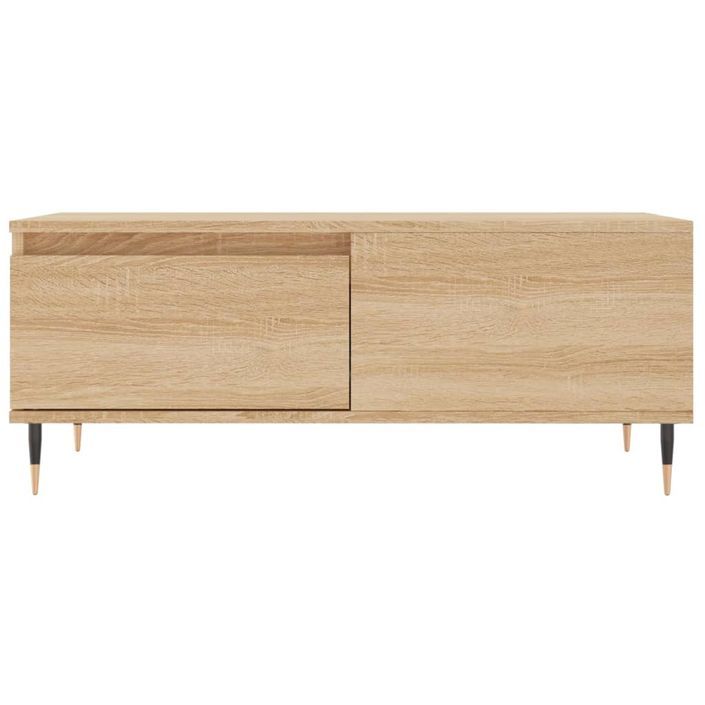 Table basse Chêne sonoma 90x50x36,5 cm Bois d'ingénierie - Photo n°5