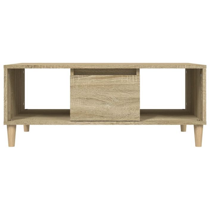 Table basse Chêne sonoma 90x50x36,5 cm Bois d'ingénierie - Photo n°7