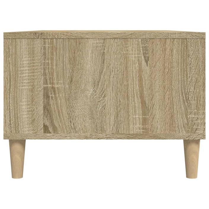 Table basse Chêne sonoma 90x50x36,5 cm Bois d'ingénierie - Photo n°8