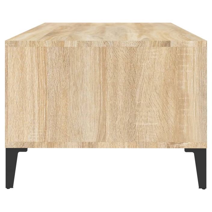 Table basse Chêne sonoma 90x50x36,5 cm Bois d'ingénierie - Photo n°7