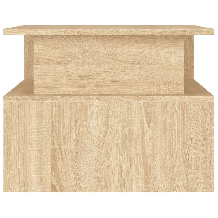 Table basse chêne sonoma 90x55x42,5 cm bois d'ingénierie - Photo n°5