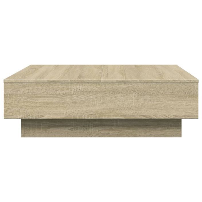 Table basse Chêne sonoma 90x90x28 cm - Photo n°5