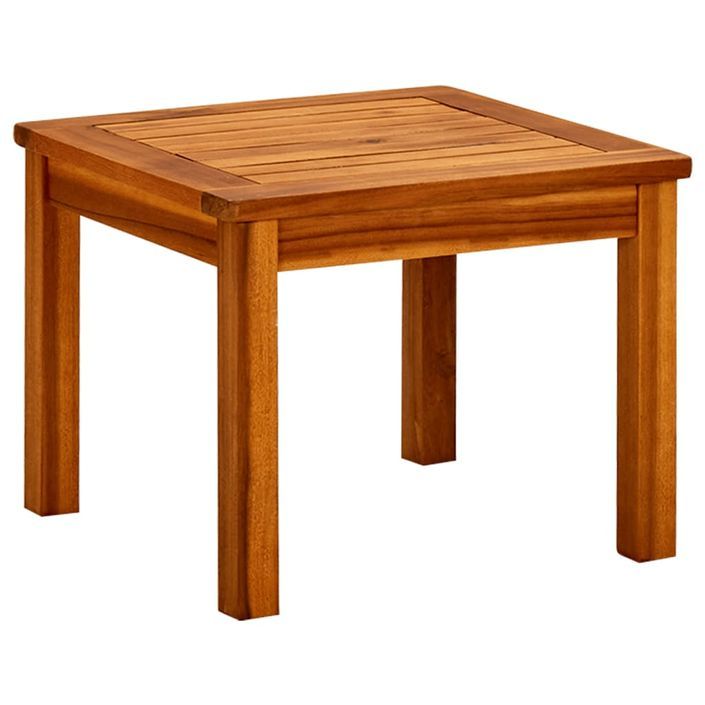 Table basse de jardin 45x45x36 cm Bois solide d'acacia - Photo n°1