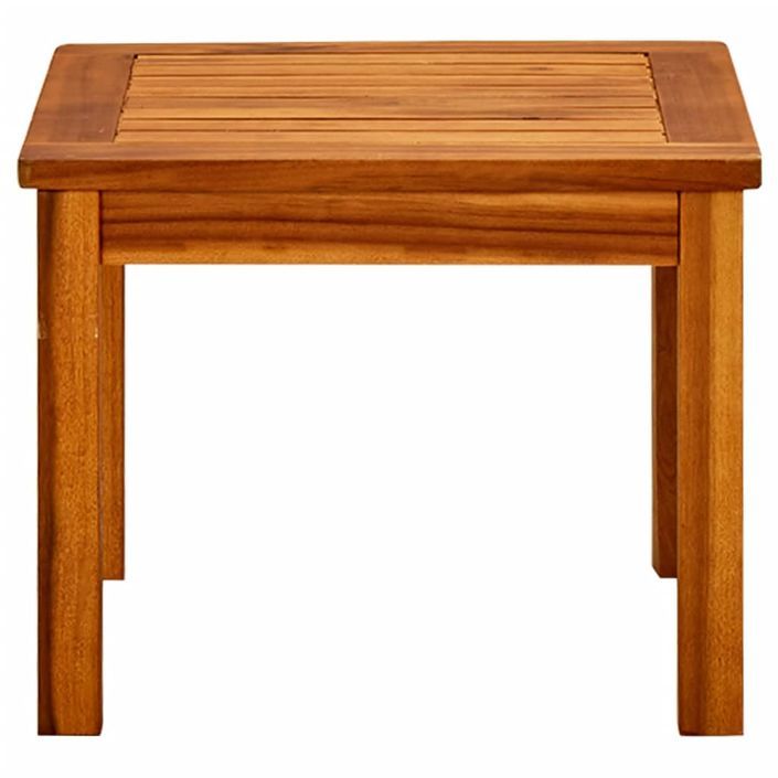 Table basse de jardin 45x45x36 cm Bois solide d'acacia - Photo n°3