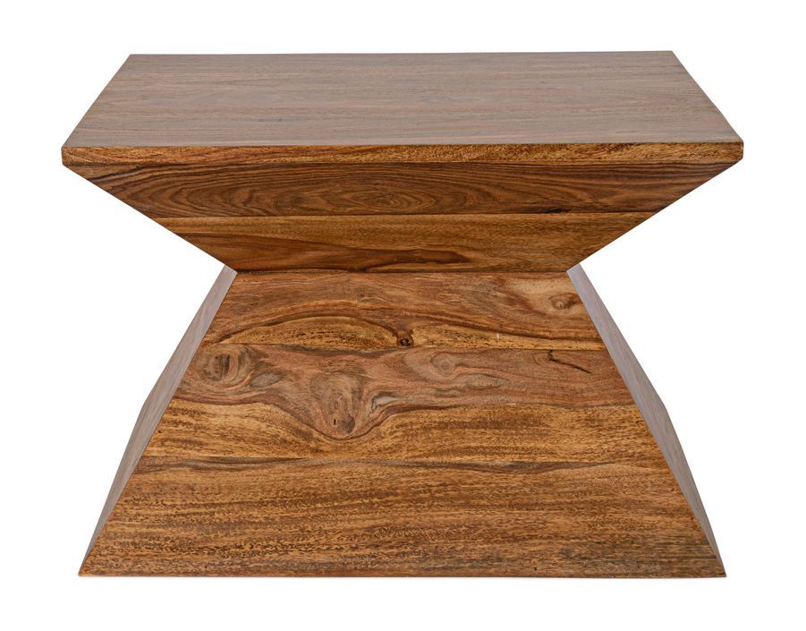 Table basse en bois de sheesham naturel Prya L 58 cm - Photo n°5