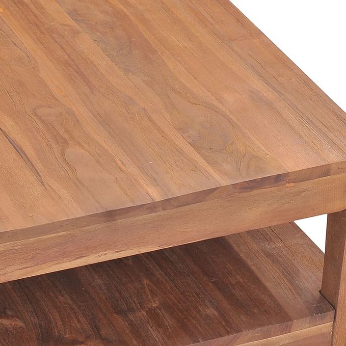 Table basse en bois de teck Aqua 68x67x35 cm - Photo n°4