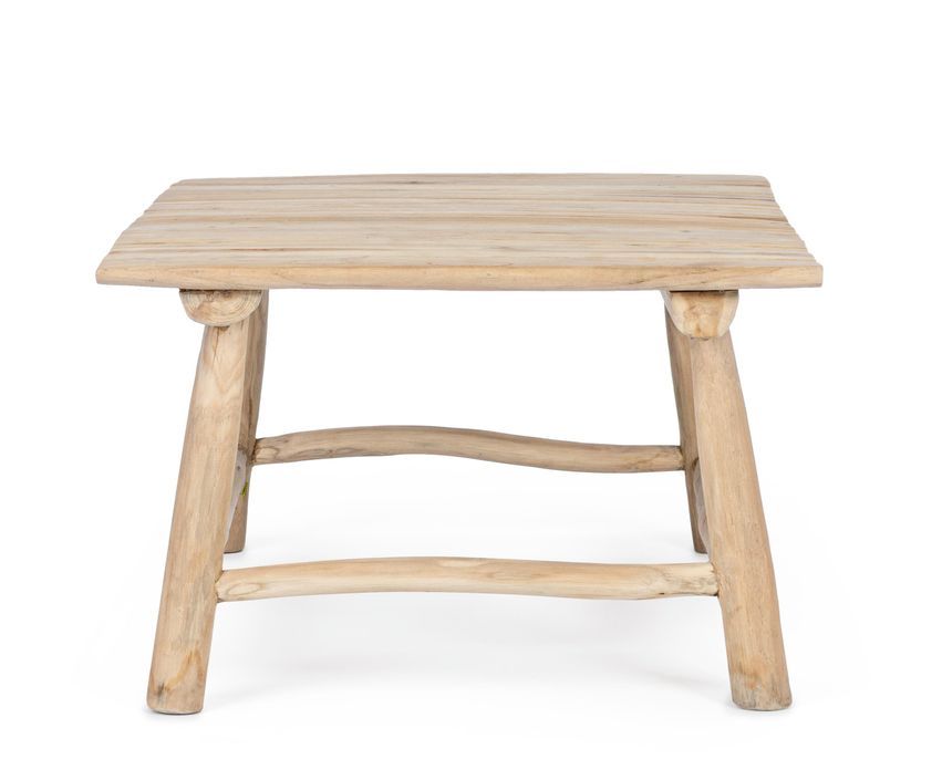 Table basse en bois teck naturel Emilie L 90 cm - Photo n°7