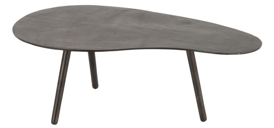 Table basse goutte aluminium noir Gerti L 90 cm - Photo n°1