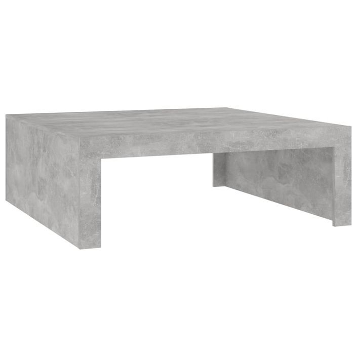 Table basse Gris béton 100x100x35 cm 2 - Photo n°3