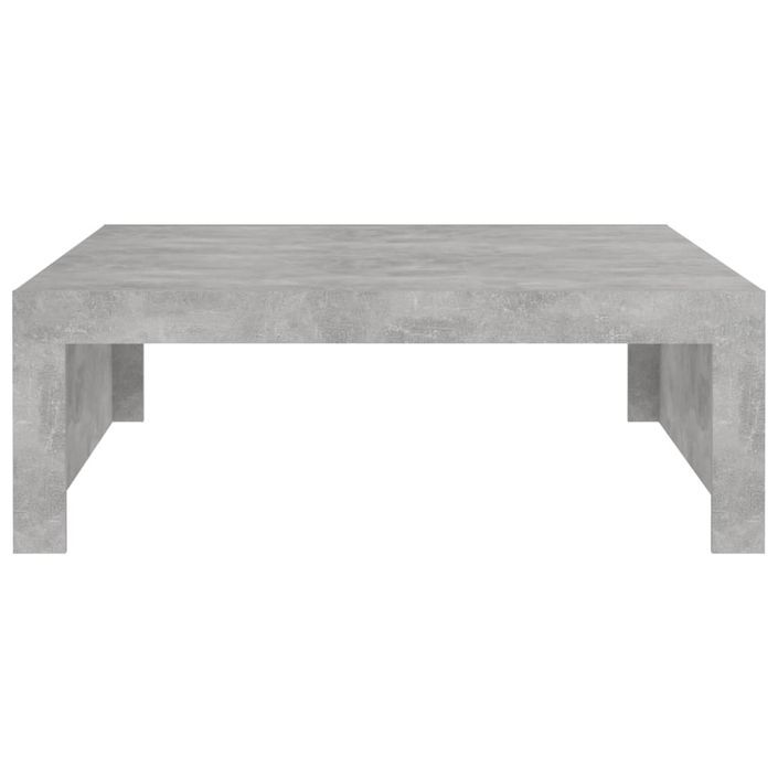 Table basse Gris béton 100x100x35 cm 2 - Photo n°5