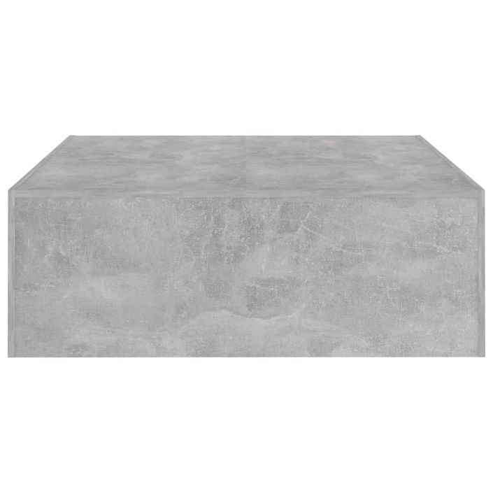 Table basse Gris béton 100x100x35 cm 2 - Photo n°6