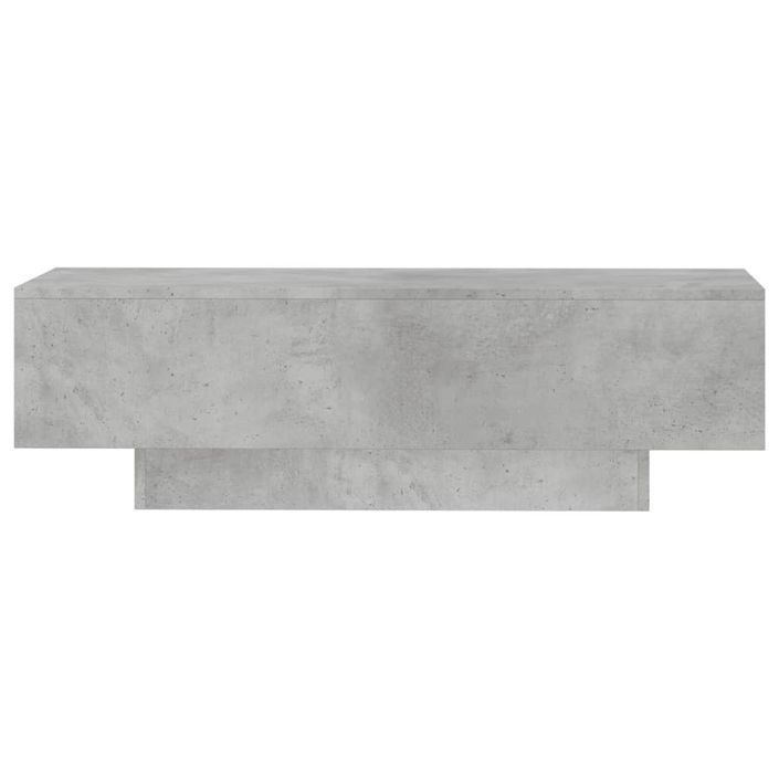 Table basse gris béton 100x49,5x31 cm bois d'ingénierie - Photo n°4