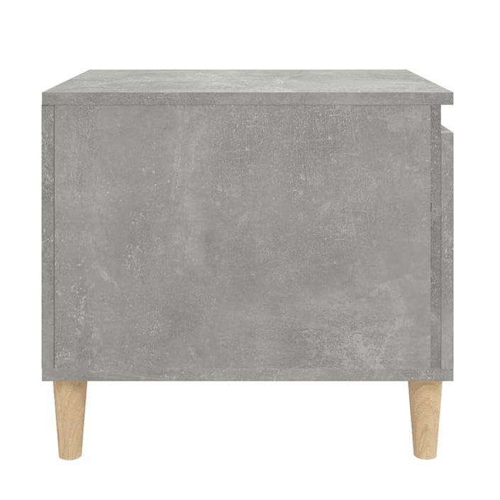 Table basse Gris béton 100x50x45 cm Bois d'ingénierie - Photo n°7