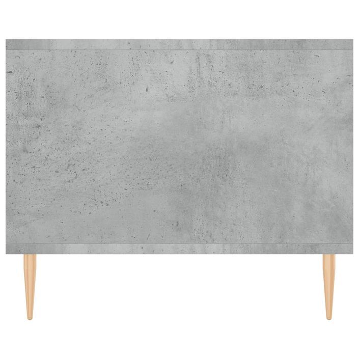 Table basse gris béton 102x50x40 cm bois d'ingénierie - Photo n°7