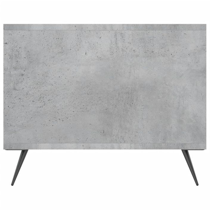 Table basse gris béton 102x50x40 cm bois d'ingénierie - Photo n°7