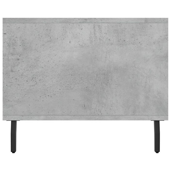 Table basse gris béton 102x50x40 cm bois d'ingénierie - Photo n°6