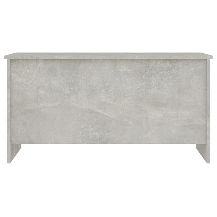 Table basse Gris béton 102x55,5x52,5 cm Bois d'ingénierie - Photo n°4