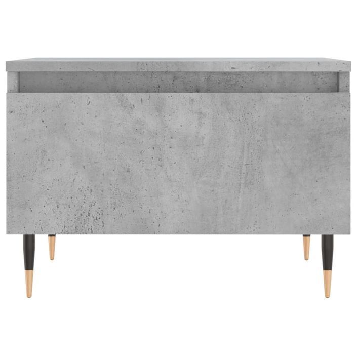 Table basse gris béton 50x46x35 cm bois d'ingénierie - Photo n°5