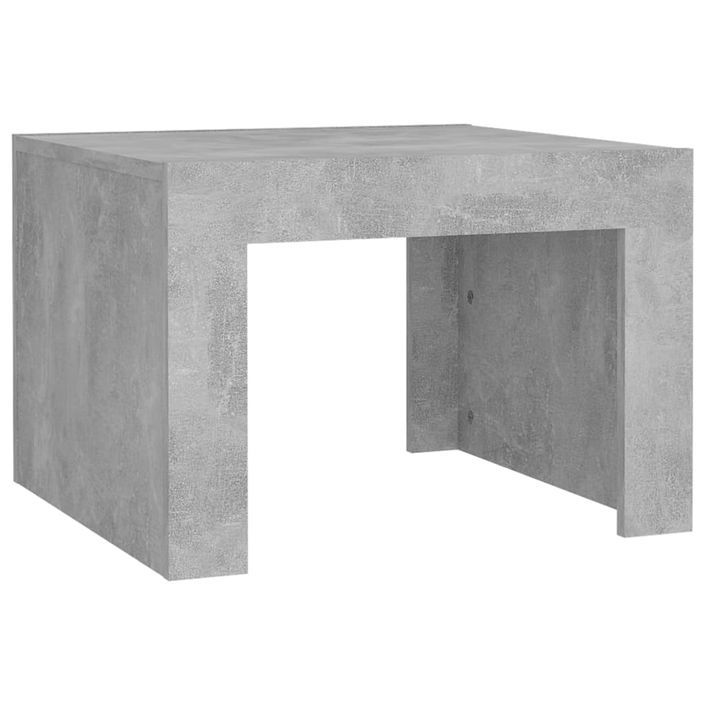 Table basse Gris béton 50x50x35 cm - Photo n°1