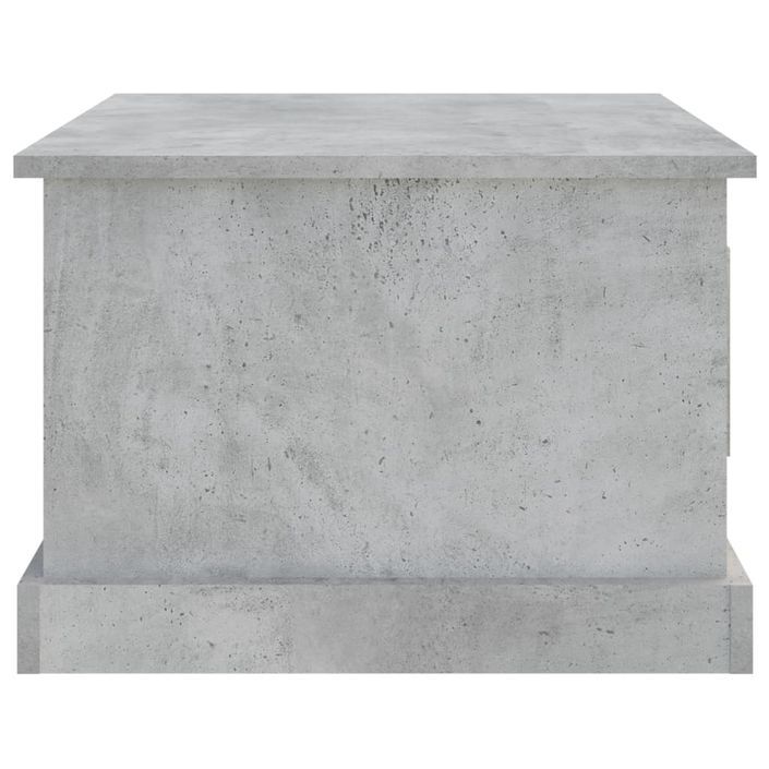 Table basse gris béton 50x50x35 cm bois d'ingénierie - Photo n°8