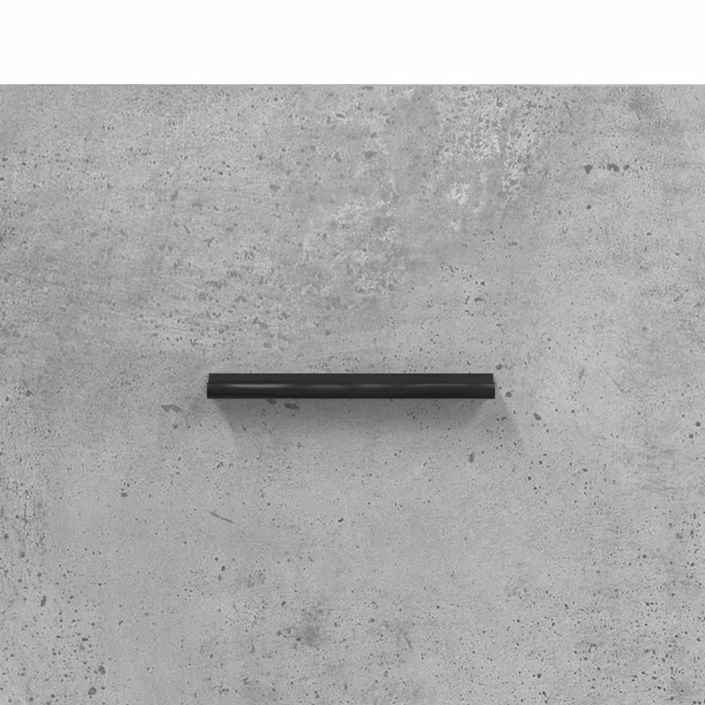 Table basse gris béton 50x50x40 cm bois d'ingénierie - Photo n°9