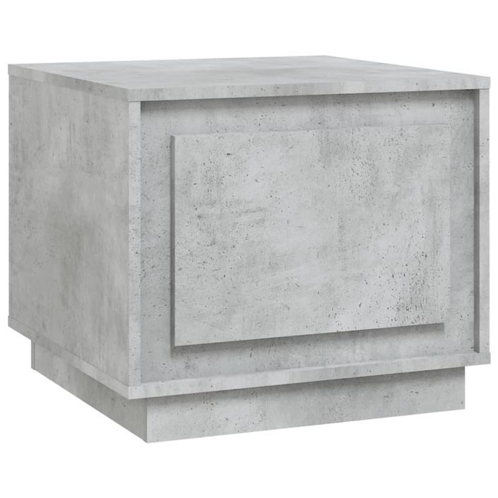 Table basse gris béton 51x50x44 cm bois d'ingénierie - Photo n°2