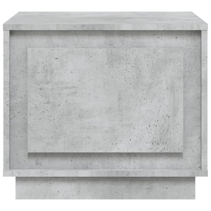 Table basse gris béton 51x50x44 cm bois d'ingénierie - Photo n°5