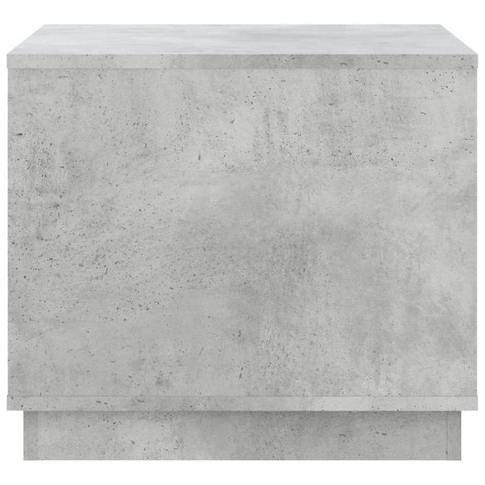 Table basse gris béton 51x50x44 cm bois d'ingénierie - Photo n°7