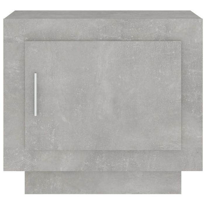 Table basse gris béton 51x50x45 cm bois d'ingénierie - Photo n°3