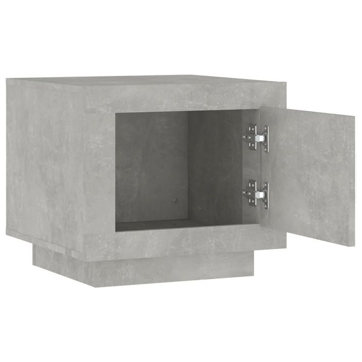 Table basse gris béton 51x50x45 cm bois d'ingénierie - Photo n°5