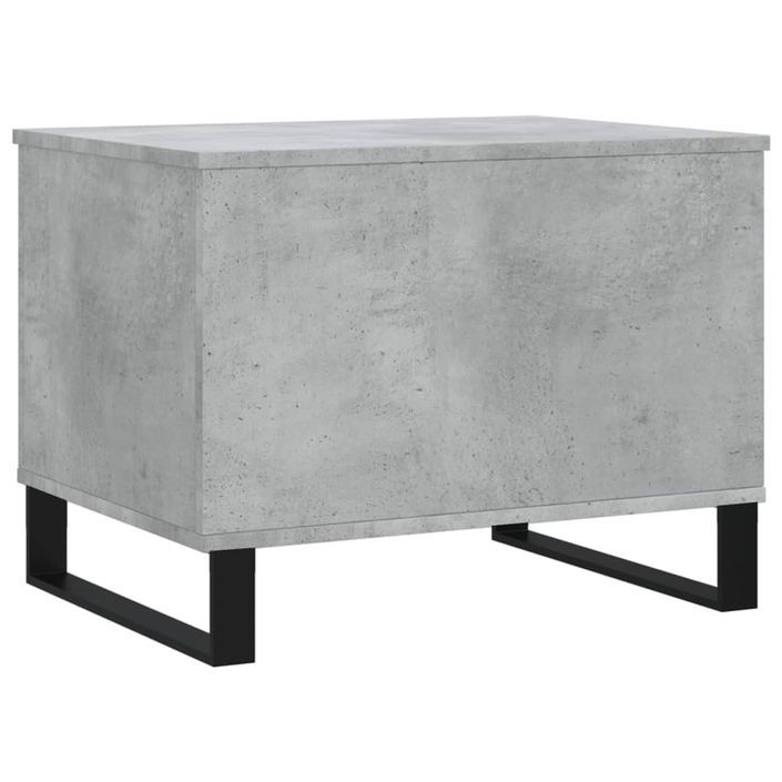 Table basse Gris béton 60x44,5x45 cm Bois d'ingénierie - Photo n°8