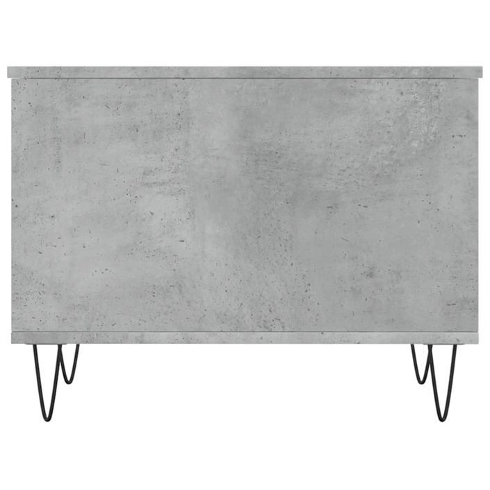 Table basse Gris béton 60x44,5x45 cm Bois d'ingénierie - Photo n°6