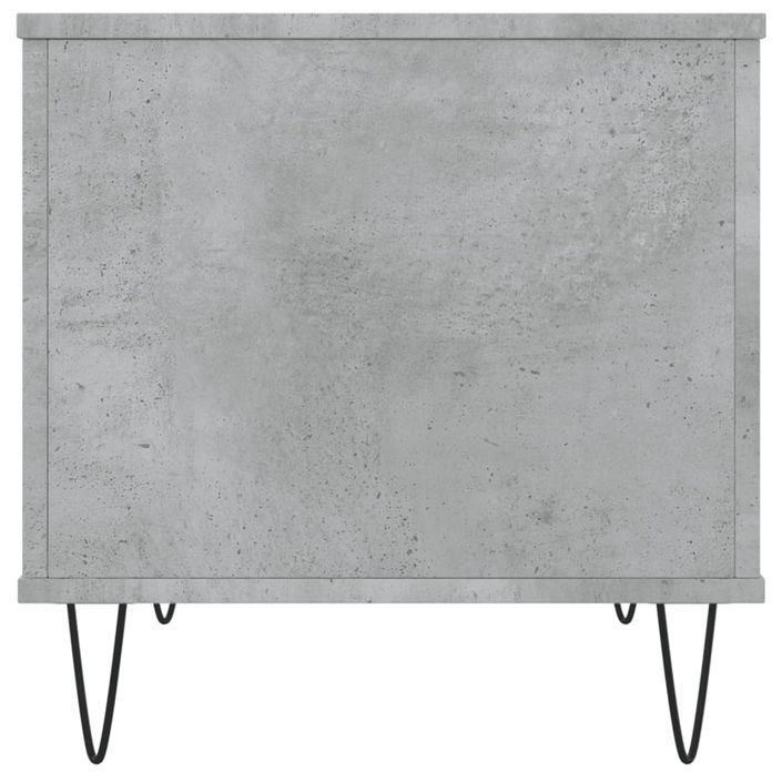 Table basse Gris béton 60x44,5x45 cm Bois d'ingénierie - Photo n°7