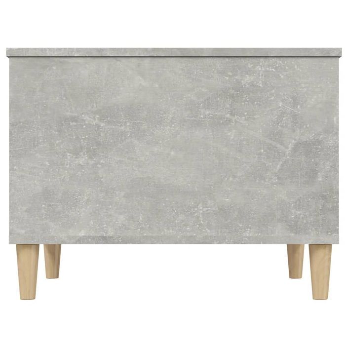 Table basse Gris béton 60x44,5x45 cm Bois d'ingénierie - Photo n°7