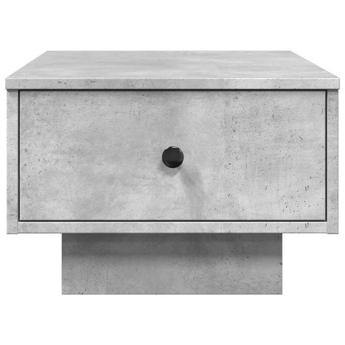 Table basse gris béton 60x45x31 cm bois d'ingénierie - Photo n°4