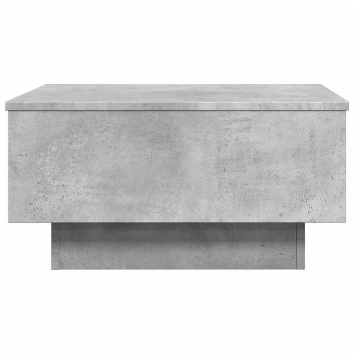 Table basse gris béton 60x45x31 cm bois d'ingénierie - Photo n°5