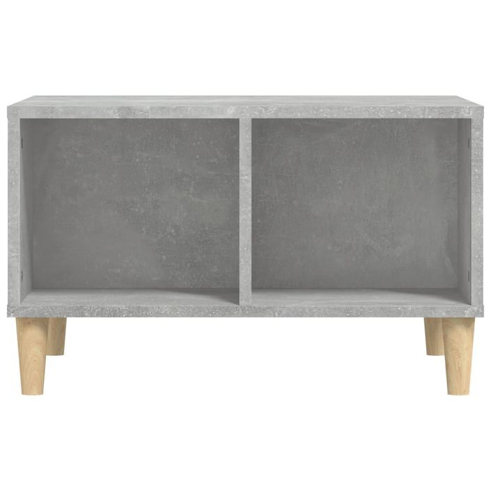 Table basse Gris béton 60x50x36,5 cm Bois d'ingénierie - Photo n°5