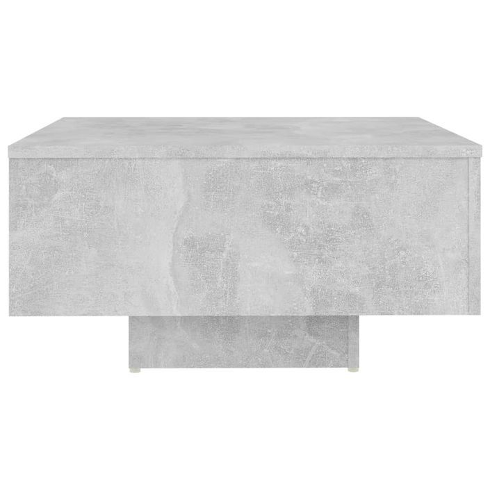 Table basse Gris béton 60x60x31,5 cm - Photo n°5