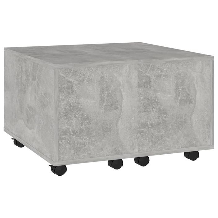 Table basse Gris béton 60x60x38 cm - Photo n°4