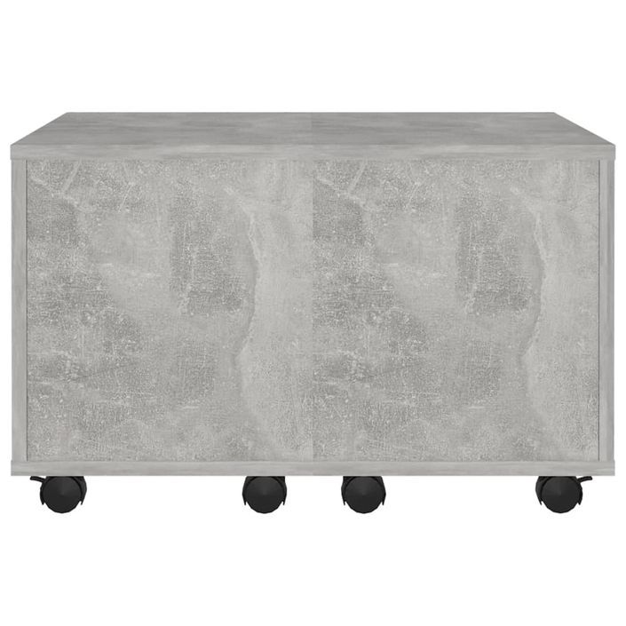 Table basse Gris béton 60x60x38 cm - Photo n°5