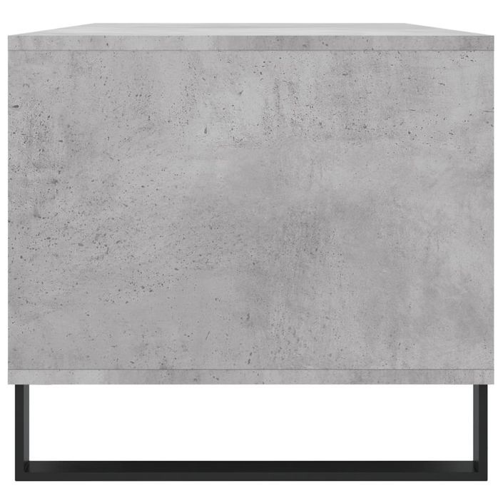 Table basse Gris béton 90x49x45 cm Bois d'ingénierie - Photo n°7