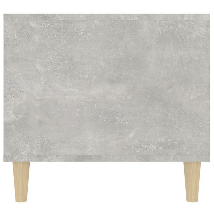 Table basse Gris béton 90x49x45 cm Bois d'ingénierie - Photo n°7