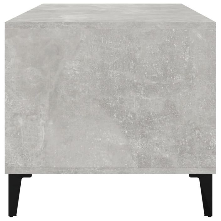 Table basse Gris béton 90x49x45 cm Bois d'ingénierie - Photo n°7