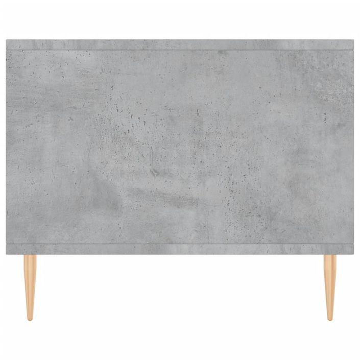 Table basse gris béton 90x50x40 cm bois d'ingénierie - Photo n°7