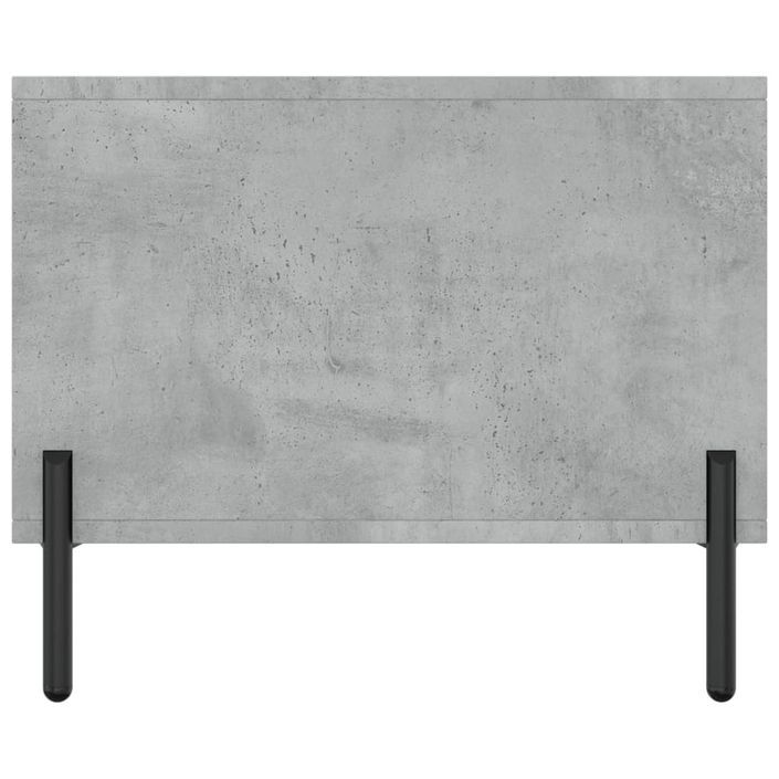 Table basse gris béton 90x50x40 cm bois d'ingénierie - Photo n°7