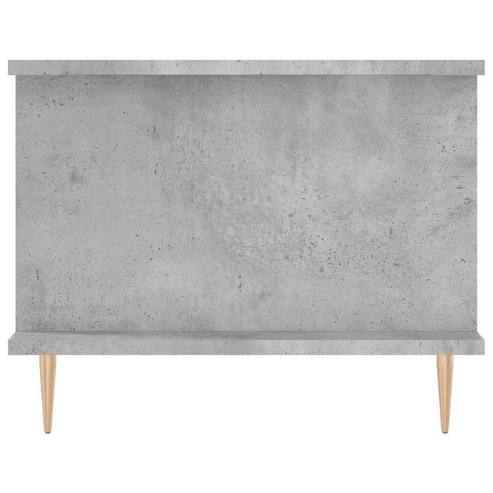 Table basse gris béton 90x50x40 cm bois d'ingénierie - Photo n°7