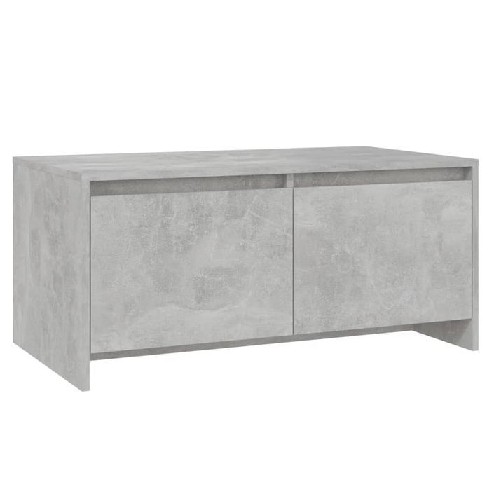 Table basse Gris béton 90x50x41,5 cm - Photo n°2