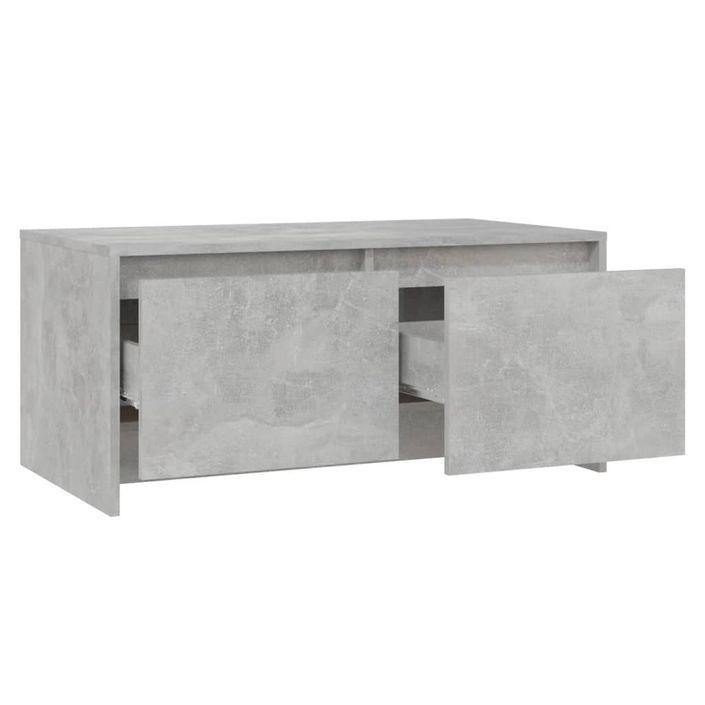 Table basse Gris béton 90x50x41,5 cm - Photo n°7